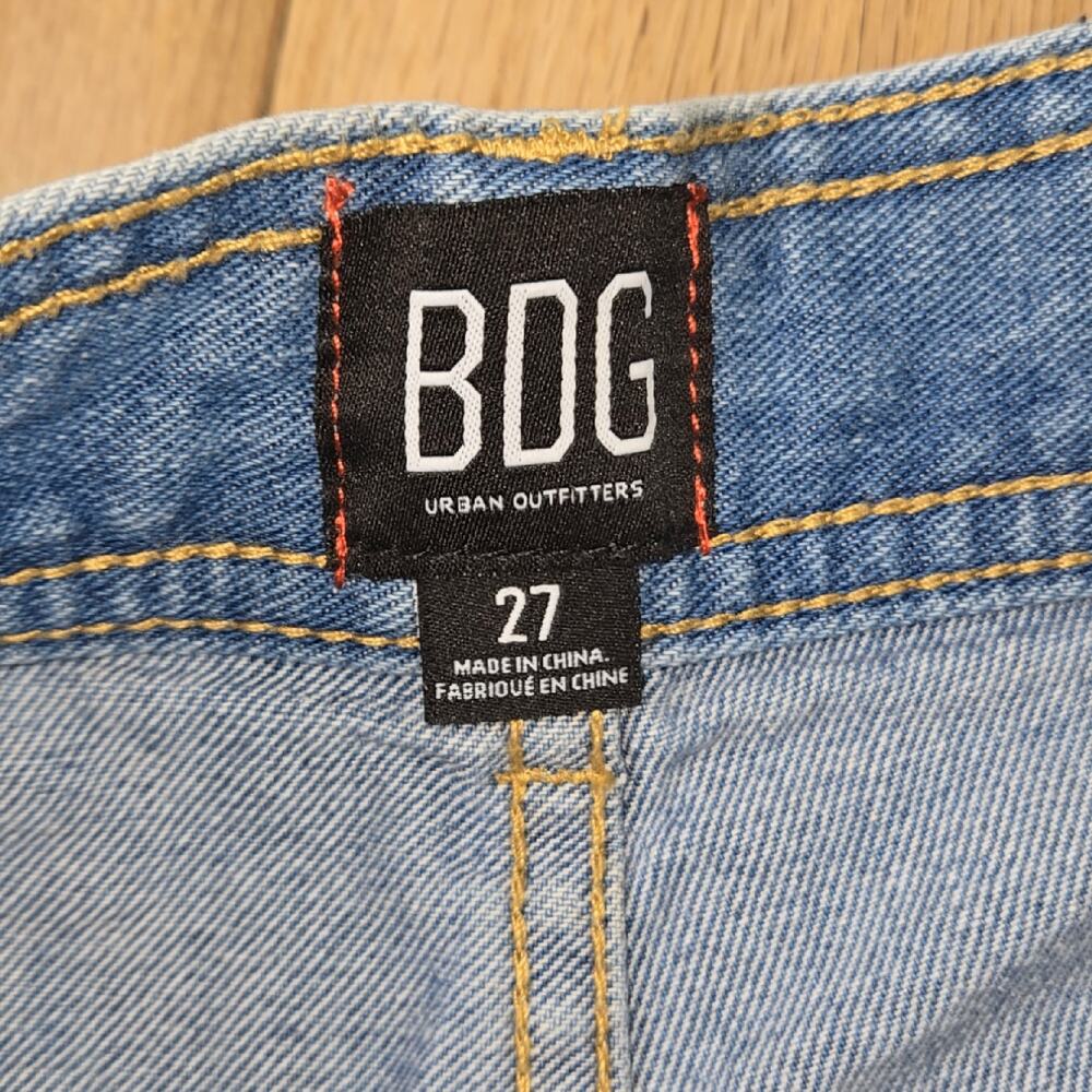 Urban Outfitters BDG Heigh Wide Cropped Jeans size 27 - Picture 4 of 7